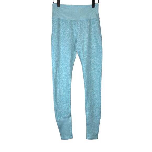 Alo Yoga High-Waist Alosoft Lounge Legging in Blue Quartz Heather - Picture 2 of 10